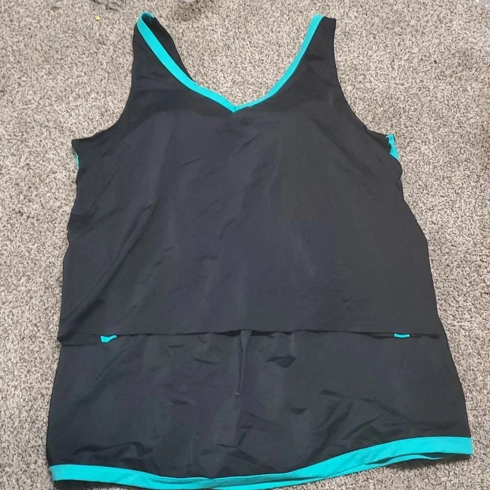 Swim 365 2 piece skorted swimsuit size 4x box #7